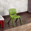 Cello Bolt Baby Comfortable Kids Chair with Backrest for Study Chair|Play|Dining Room|Bedroom|Kids Room|Living Room|Indoor-Outdoor|Dust Free|100% Polypropylene Stackable Chairs, Green