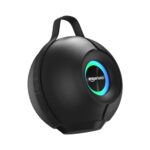 Home AmazonBasics BT10L 10W RMS Bluetooth Speaker with 2000 mAh Battery | Up to 10 hrs of Playback | RGB | Bluetooth 5.1 and Micro SD Card Connectivity | Type-C Charging (Black)