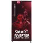 Home LG 185 L 4 Star Direct-Cool Inverter Single Door Refrigerator (GL-B199OSEY, Scarlet Euphoria, Smart Connect)