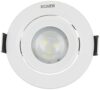 EcoLink 3W LED Tiltable Spot Light | Spot Light for Display & Home Decoration | Cut Out: 63mm, Color: Cool Day Light, Pack of 2