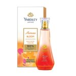 Home Yardley London Autumn Bloom Perfume Spray Floral Fruity Scent| 90% Naturally Derived| Plumeria & Orange Peony Perfume For Women| 100Ml