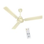 Home Havells 1200mm Artemis BLDC Motor Ceiling Fan | 5 Star Rated with Remote Control, 100% Copper, Upto 60% Energy Saving | Winner of National Energy Conservation Award (2021) | (Pack of 1, Bianco)