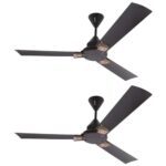 Home Ecolink AiroZephyr 1200mm Decorative Ceiling Fan|BEE 1 star Rated Energy Efficient Ceiling Fan|Superior Air Delivery (Dark Teak Brown)