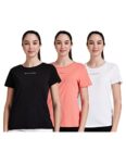 Home Amazon Brand – Symbol Women’s Regular Work Utility T-Shirt (PAG102A_White & Black2 & Pink S)