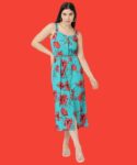 Home THREE Women Fit and Flare Multicolor Dress