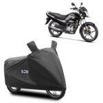 Home Amazon Brand – Solimo Bike Cover for Hero Splendor with Carry Bag | Dustproof | UV Protection (Silver)