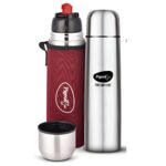 Home Pigeon by Stovekraft Bullet Stainless Steel Vaccum Insulated Flask for Hot and Cold (1000 ml)