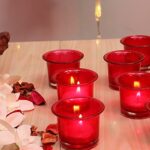 Home Homesake Glass Tealight Candle Holder, Pack of 6