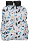 Home Amazon Basics 13 L Printed Laptop Backpack for Men & Women | Durable Zippers Nylon and Polyester Material | For School, College & Work | 27 L x 20 W x 35 H cm | White