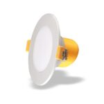 Home Surya 6W Moon PRO LED DOWNLIGHTER, Recessed LED Downlight for Ceiling, LED Ceiling Light for Home & Hall, RED, Medium, (Pack of 1)