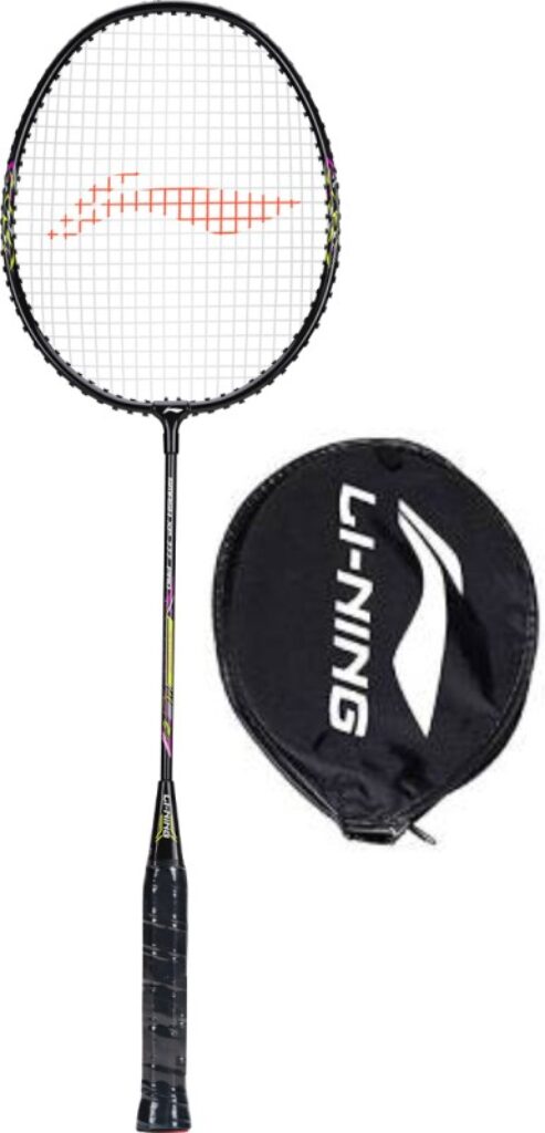 LI-NING Smash XP 777 Pro Black, Pink Strung Badminton Racquet(Pack of: 1, 90 g)