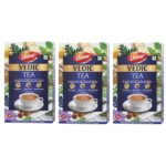 Dabur Vedic Tea – 250 Grams x Pack of 3 (Black Tea) | Handpicked from Assam, Nilgiri & Darjeeling | Soulful Aroma & Rich Taste | Premium Tea