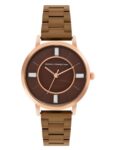 French Connection Spring-Summer 2023 Analog MOP Brown Dial Women’s Watch-FCN00066H
