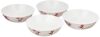 Amazon Brand – Solimo Classico Melamine Serving Bowls (White, 7.5 inches) – Set of 4