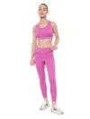 Clovia Women’s High-Rise Full Length Active Tights with Side Pocket (AB0115P14_Pink_M)