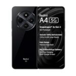 Redmi A4 5G (Starry Black, 4GB RAM, 128GB Storage) | Global Debut SD 4s Gen 2 | Segment Largest 6.88in 120Hz | 50MP Dual Camera | Free 33W Charger in Box