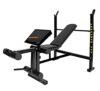 PRODUMAN HUB Home Gym Bench bench,Multipurpose bench (incline,decline flat,leg curl leg ext,Prechare) Model Number -safty 06