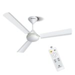 Havells 1200mm Efficiencia Prime BLDC Motor Ceiling Fan | 5 Star with Remote, 100% Copper | Upto 53% Energy Saving, High Air Delivery, 2 Year Warranty, Inverter Friendly, Timer | (Pack of 1, White)