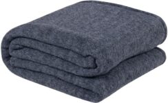 Flipkart SmartBuy Solid Single Woollen Blanket for  Mild Winter(100% Wool, Grey)