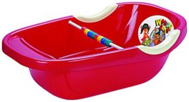 Home Cello Portable Plastic Baby Bath Tub, Pink