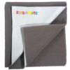 Kidsmate Waterproof Quick Dry Sheet for Baby | Bed Pad Anti-Piling Fleece Extra Absorbent Washable Mattress Protector | Comfort and Protection for Your Little Ones (Small (70cm X 50cm), Grey)