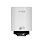 POLYCAB Celestia 5-Star 10L Water Heater (Geyser) | Free Installation | 5-yr tank & 2-yr product warranty | Temperature Control Knob | Enhanced Safety, Rust Proof Tank | Efficient Heating【White】