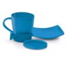MILTON Coffee and Cookies Melamine Server Set of 3, Blue