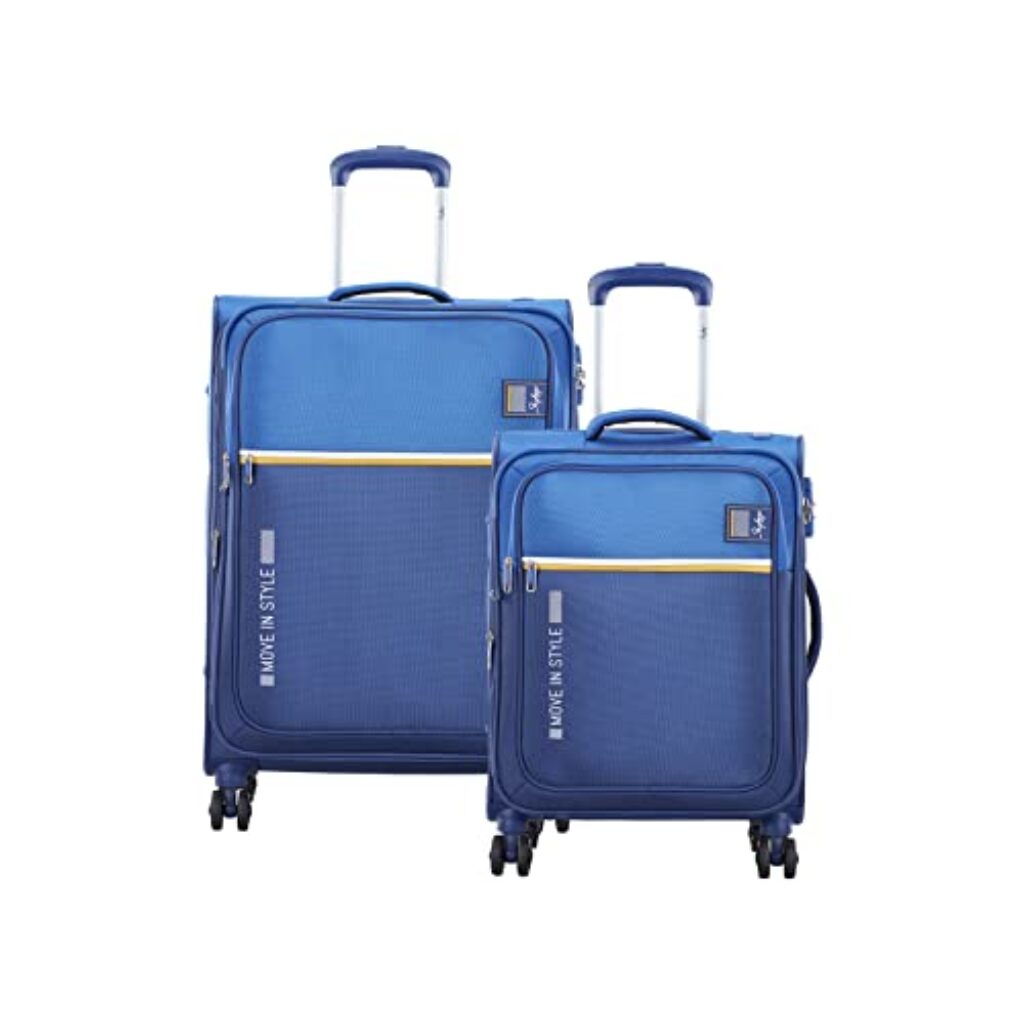 Skybags Sigma 8W Strolly 59+71 Blue Soft Luggage