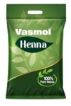 Vasmol Henna 100% Pure Henna Powder (Mehendi), 500gms I For Grey Hair Coverage, Hair Conditioning & Nourishment I For Mehndi designs on Hands and Feet I For Hair Colour I Suitable for Men and Women