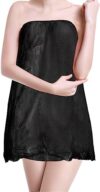 Gypsy Non-Woven Disposable Facial Care Gown (Pack of 15 Pcs,Black) for Waxing, Underarms, Beauty Salon,Spa, Parlour, Body Massage, Scrub, Hospital–Elastic Gown-Free Size Apron Sheet Waxing Gown-Unisex