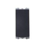 Wipro Northwest Nowa 16A One Way Switch, Matt Black (pack of 20)