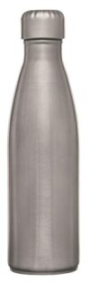 Signoraware Cola Single Wall Fridge Water Bottle Matt Finish, 700 ml, Silver