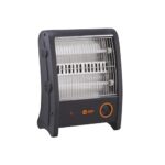 Orient Electric Quartz Room Heater| Qh800Asq |800 Watts Power|2 Heating Rods|Compact Design|Quick Heating|Cool Touch Body|1 Year Warranty, Black