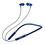 pTron Tangentbeat in-Ear Bluetooth Wireless Headphones with Mic, Punchy Bass, 10mm Drivers, Clear Calls, Dual Pairing, Fast Charging, Magnetic Buds, Voice Assist & IPX4 Wireless Neckband (Dark Blue)