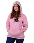 More & More Women’s Fleece Neck Hooded Sweatshirt (Mini Hoodie Pink