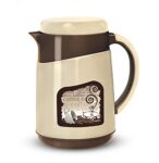 Milton Viva Tuff 750 Insulated Jug, 760 ml, Brown | Food Grade | Easy Grip | Hot & Cold | Leak Proof | Odour Proof