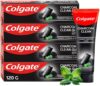 Colgate Charcoal Clean Black Gel Toothpaste, Deep Clean, Plaque Removal (Combo Pack) Toothpaste(480 g, Pack of 4)