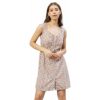 Rare Women’s Crepe A-Line Above The Knee Dress (EP6233_Multi_Large) Multicolour