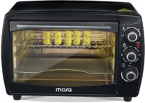 MarQ by Flipkart 18-Litre with Crumb Tray Oven Toaster Grill (OTG)(18L1200W4HL, Black)
