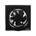 Spartan Ventilo 6 inch Exhaust/Ventilation Fan | Blade Size 150 mm | 6 Months Warranty | For Kitchen, Bathroom with Strong Air Suction, Rust Proof Body and Dust Protection Shutters ( Black )