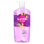 Sunsilk Argan Oil & Rosemary Frizz Smooth Oil Blends Shampoo | for Frizzy Hair | with No Added Parabens | 700 ML
