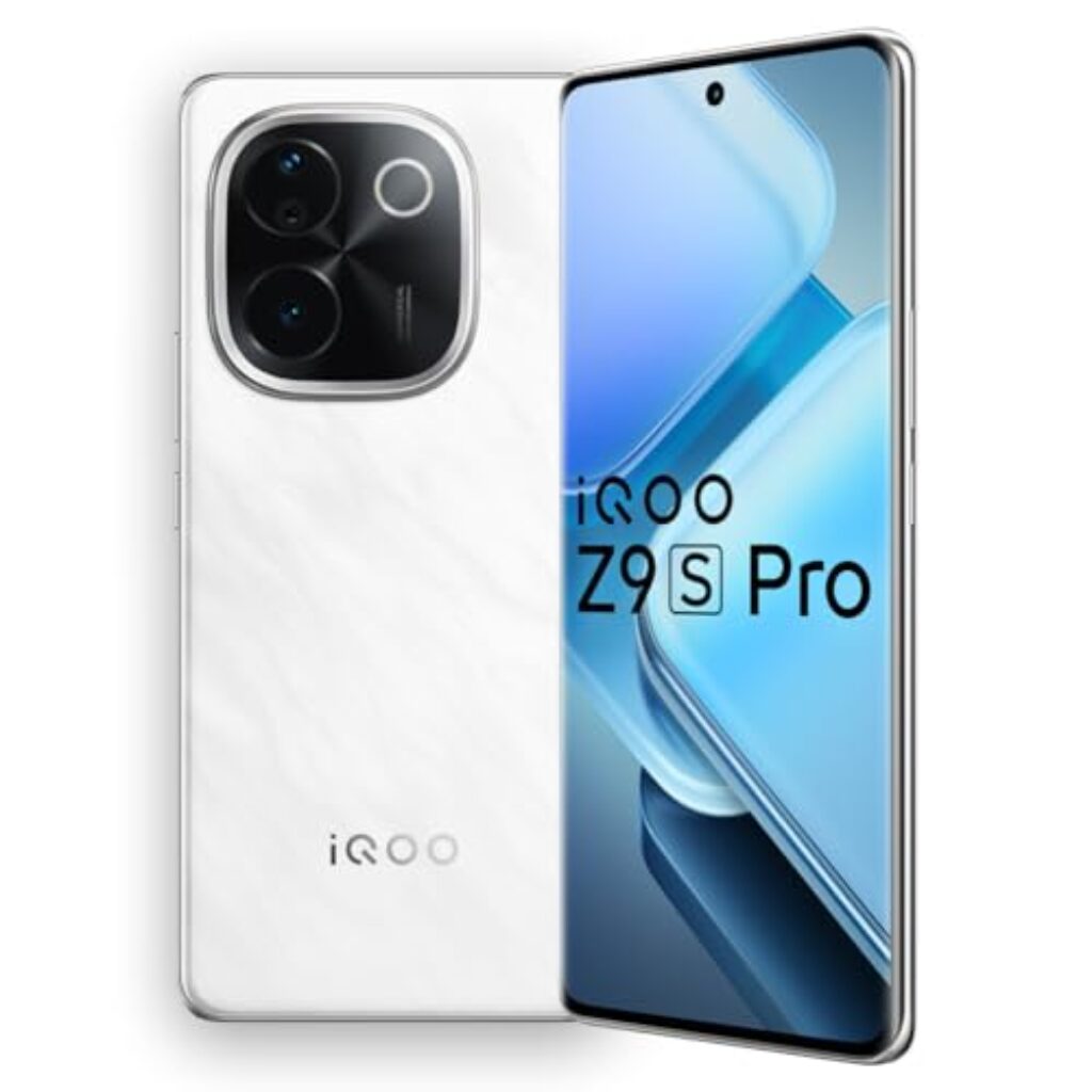 iQOO Z9S Pro 5G (Luxe Marble, 8Gb Ram, 256Gb Storage) | Snapdragon 7 Gen 3 Processor | 120 Hz Curved Amoled Display with 4500 Nits Local Peak Brightness | 5500 Mah Battery | Ai Erase, White