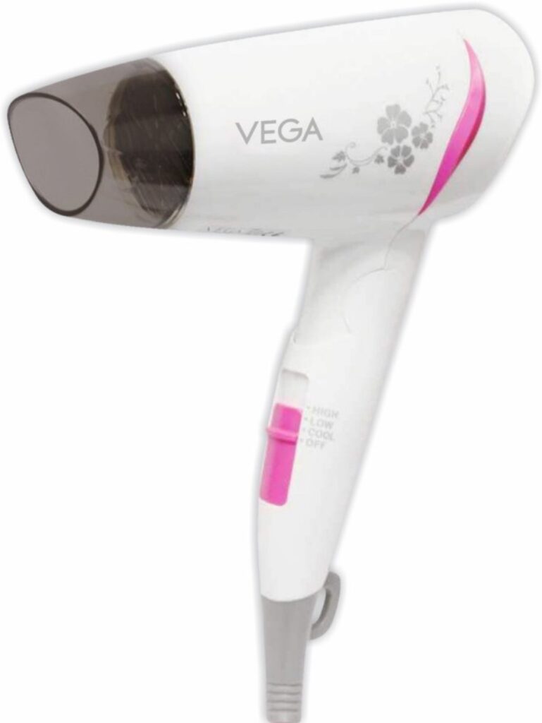 VEGA GO-STYLE VHDH-18 Hair Dryer(1200 W, White)