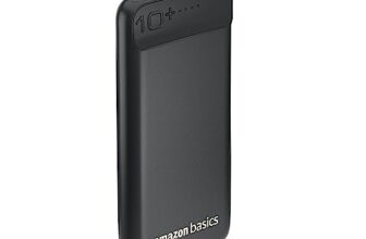 Amazon Basics 10000mAh 12W Power Bank Black