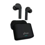 pTron Bassbuds Vista in-Ear TWS Earbuds, HD Mic for Clear Calls, Immersive Audio, Snug-fit Buds, Bluetooth v5.1 with Quick Pairing, Passive Noise Cancelation, Voice Assist & IPX4 (Matt Black)