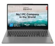 Lenovo IdeaPad 3 12th Gen Intel Core i5-1235U 15.6″ (39.62cm) FHD Thin and Light Laptop (8GB/512GB SDD/Windows 11/Office 2021/Backlit/2 Yr Warranty/3months Game Pass/Arctic Grey/1.63Kg), 82RK00EDIN