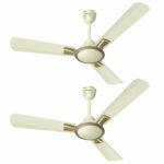 Havells 1200mm Astura BLDC Motor Ceiling Fan | 5 Star CF with RF Remote, 100% Copper | Upto 60% Energy Saving, ECO Active Technology, Flexible Timer, Memory Backup | (Pack of 2, Bianco Bronze)