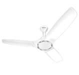 Havells 1250mm Stealth Underlight Ceiling Fan | Remote Controlled, Aerodynamic blades for silent operation, High Air Delivery | Embedded Color Changeable LED, Dust Resistant | (Pack of 1, Pearl White)