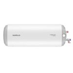 Havells Monza Slim 15 (Right) Litre Storage Water Heater (Geyser) | Adjustable Knob, Metal Body, Glass Coated Tank | Warranty: 7 Year on Tank, Free Flexi Pipes, Free Installation | (White)