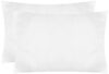 Amazon Brand – Solimo Polyester Microfibre Solid 2-Piece Ultra-Soft Bed Pillow Set, Standard Size, White, 40 X 60 Cm, 120 TC